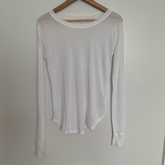 Urban outfitters white long sleeve shirt - Picture 1 of 2